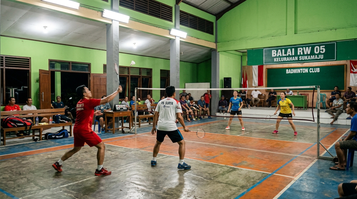 Lapangan Badminton Indoor